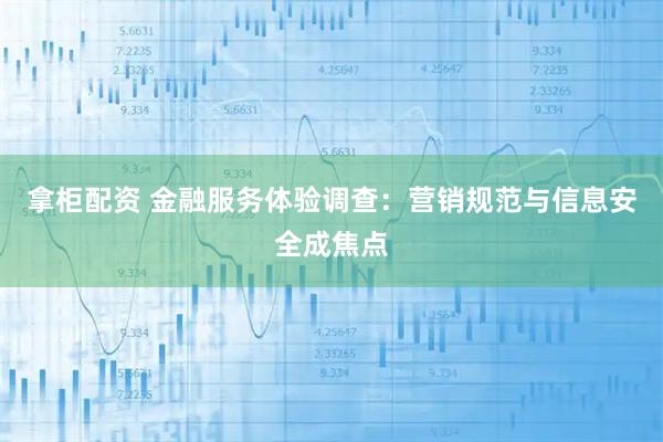 拿柜配资 金融服务体验调查：营销规范与信息安全成焦点