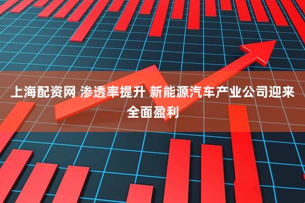 上海配资网 渗透率提升 新能源汽车产业公司迎来全面盈利