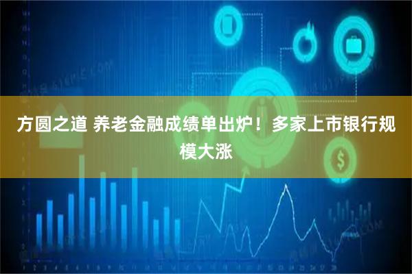 方圆之道 养老金融成绩单出炉！多家上市银行规模大涨