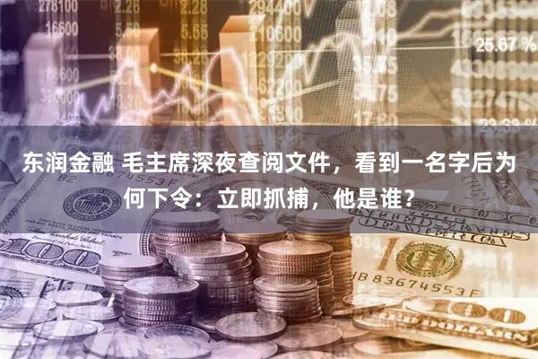 东润金融 毛主席深夜查阅文件，看到一名字后为何下令：立即抓捕，他是谁？